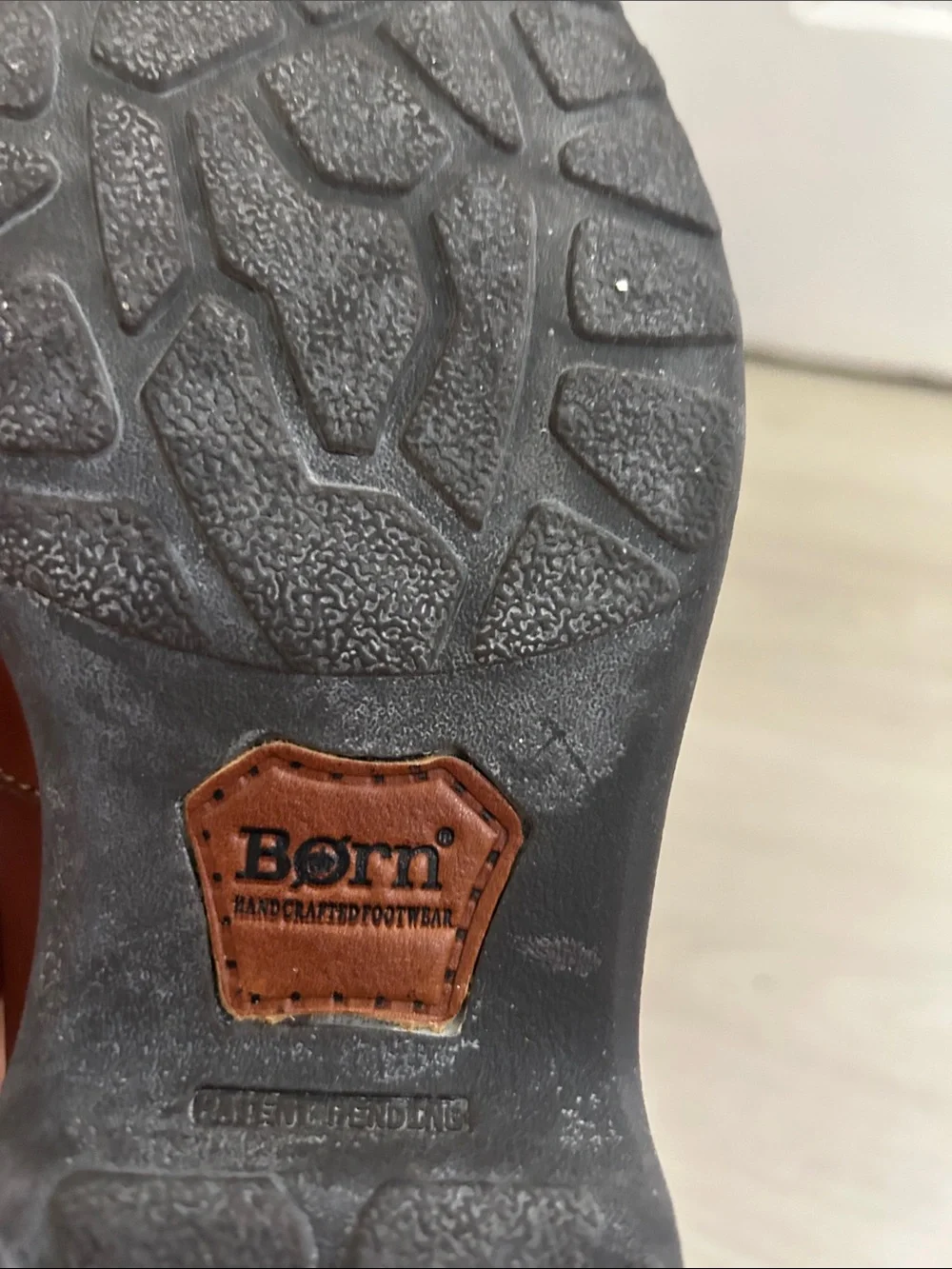 Born tall Brown Leather Sole Boot